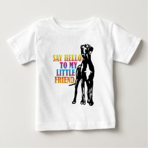 Camiseta De Bebé Saluda a mi pequeño amigo