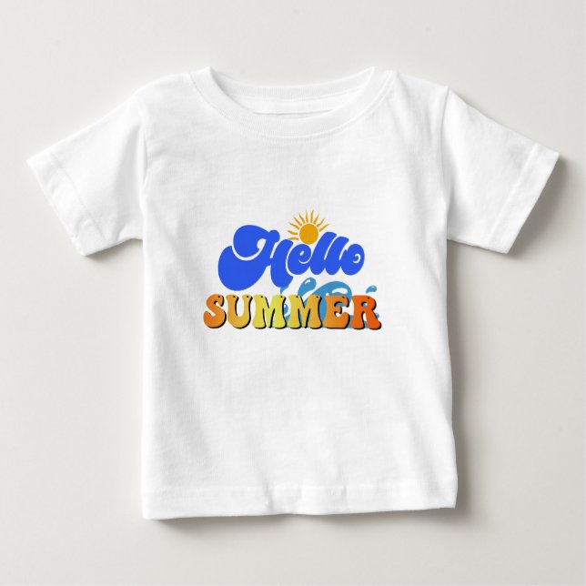 Camiseta De Bebé Saludo (Anverso)