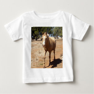 Camiseta De Bebé Saludo a Caballo de Palomino,
