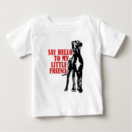 Camiseta De Bebé saludo a mi amiguita