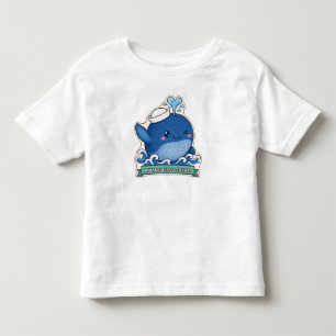 Camiseta De Bebé Saludo de ballena allí Ballena guiñando en un somb