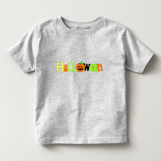 Camiseta De Bebé Saludo de Halloween (Anverso)