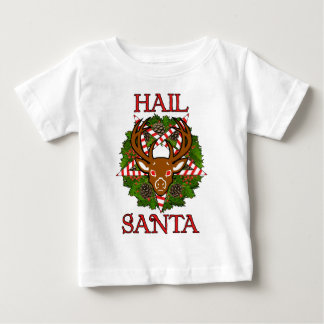 Camiseta De Bebé Saludo Santa