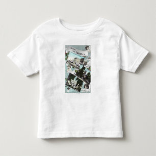 Camiseta De Bebé Saludos con de ViewsWoodland escénico, CA