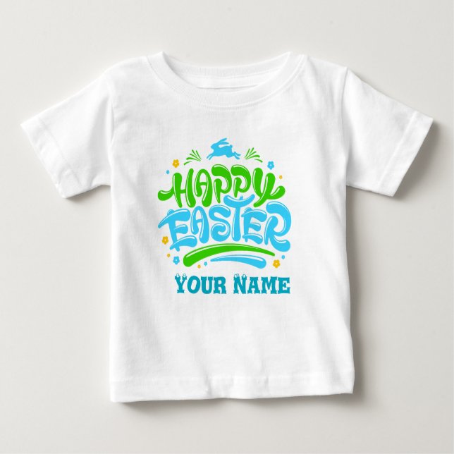 Camiseta De Bebé Saludos de celebración de Pascua (Anverso)
