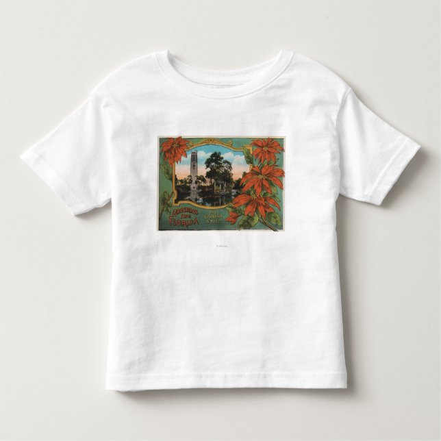 Camiseta De Bebé Saludos de la Florida el estado del sol (Anverso)