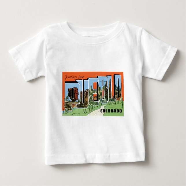 Camiseta De Bebé ¡Saludos del pueblo, Colorado! (Anverso)