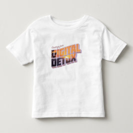 Camiseta De Bebé Saludos desde Digital Detox