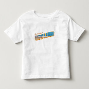 Camiseta De Bebé Saludos desde fuera