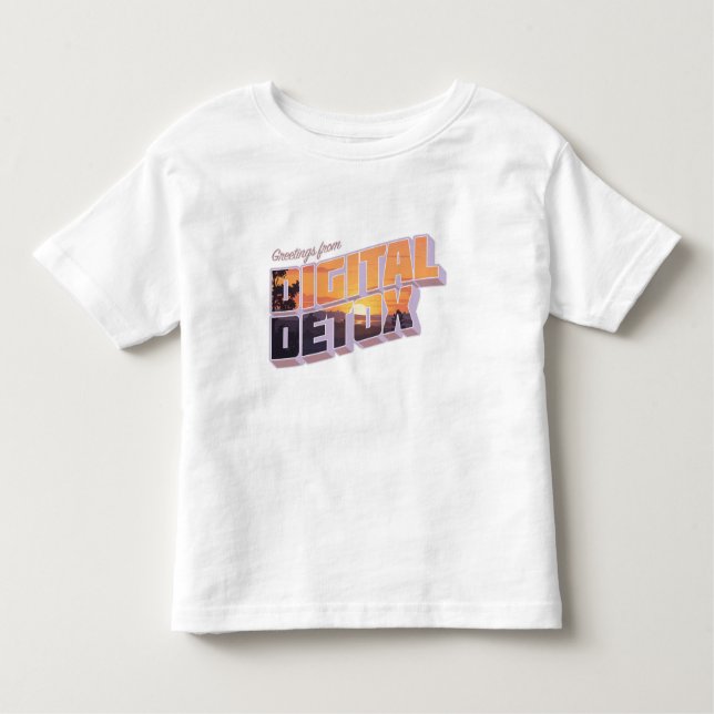 Camiseta De Bebé Saludos desde la detención digital (Anverso)