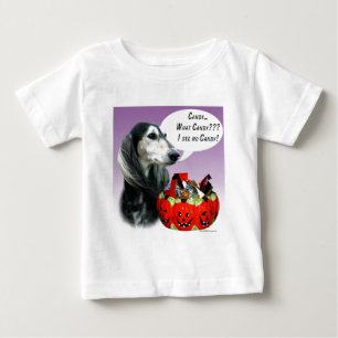 Camiseta De Bebé Saluki Halloween Candy