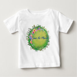 Camiseta de bebé Salva El Planeta