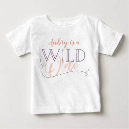 Camiseta De Bebé Salvaje un primer cumpleaños