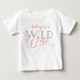 Camiseta De Bebé Salvaje un primer cumpleaños