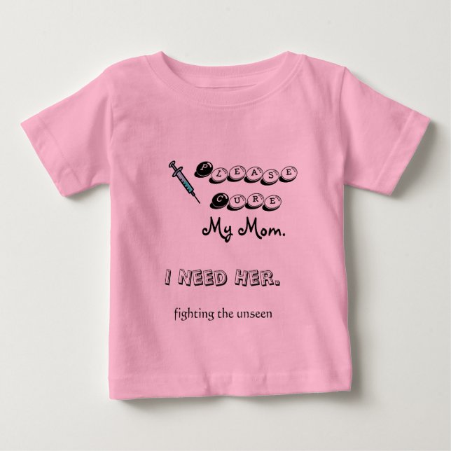 Camiseta De Bebé salvar a mi mamá (Anverso)