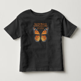 Camiseta De Bebé Salvar La Población De Mariposas Monarca
