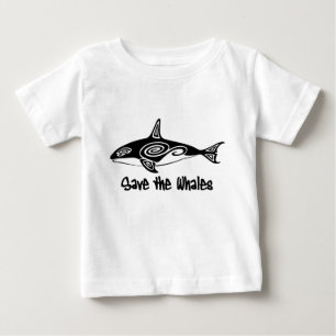 Camiseta De Bebé Salven a las ballenas