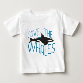 Camiseta De Bebé Salven a las ballenas