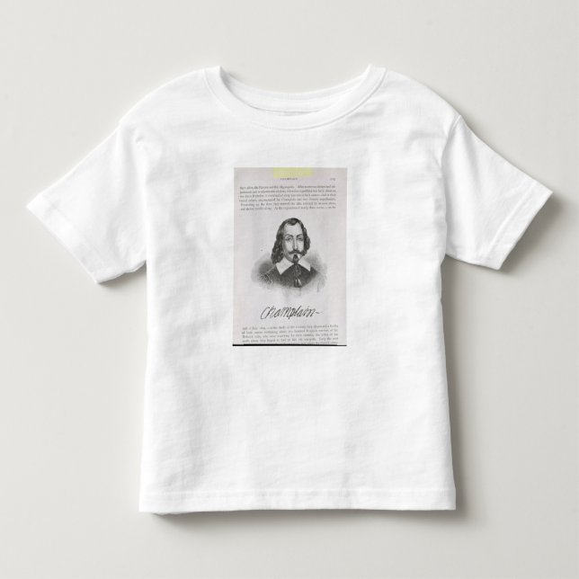 Camiseta De Bebé Samuel de Champlain (Anverso)