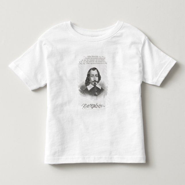 Camiseta De Bebé Samuel de Champlain (Anverso)