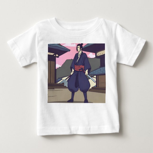 Camiseta De Bebé samurai (Anverso)