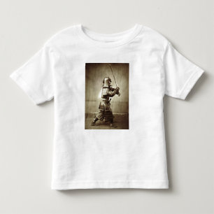 Camiseta De Bebé Samurai con la espada aumentada, c.1860 (impresió