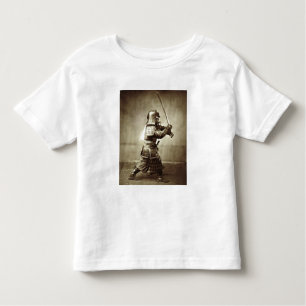Camiseta De Bebé Samurai con la espada aumentada, c.1860 (impresión