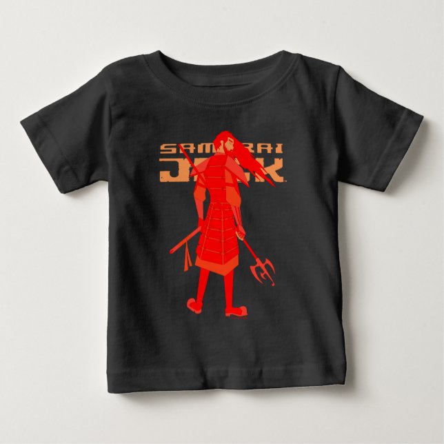Camiseta De Bebé Samurai Jack Red Warrior Graphic (Anverso)