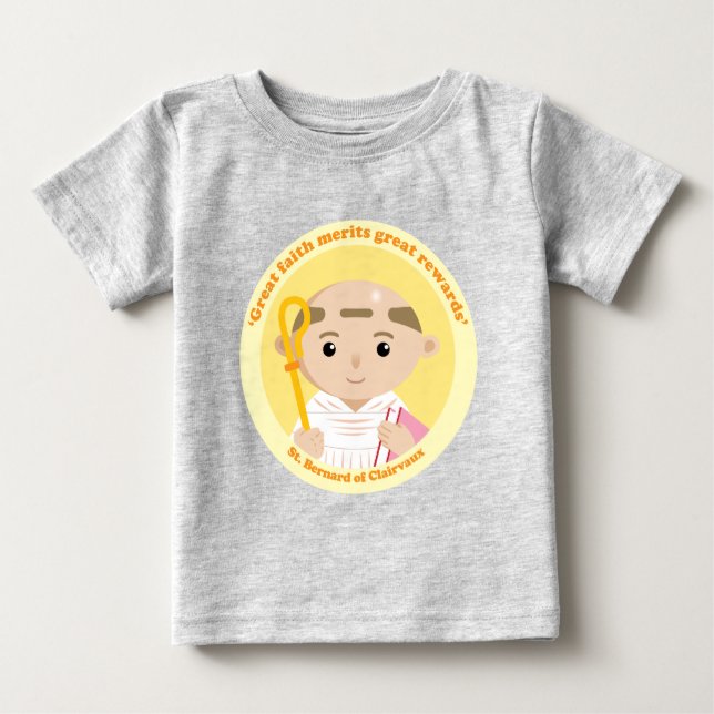 Camiseta De Bebé San Bernardo de Clairvaux (Anverso)