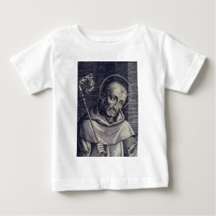 Camiseta De Bebé San Bernardo de Claraval Doctor Melifluo Arte