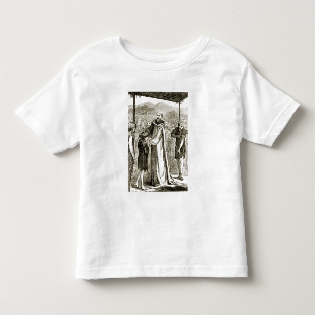 Camiseta De Bebé San Columba bendice a un muchacho salvaje, de 'The (Anverso)
