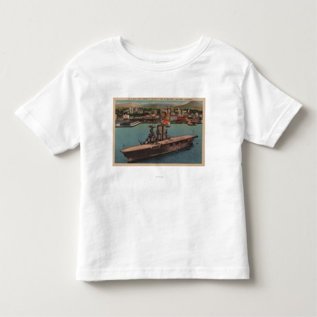 Camiseta De Bebé San Diego, CA - portaaviones de la marina (Anverso)