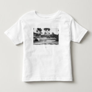 Camiseta De Bebé San Diego, fotografía vieja de la opinión de la