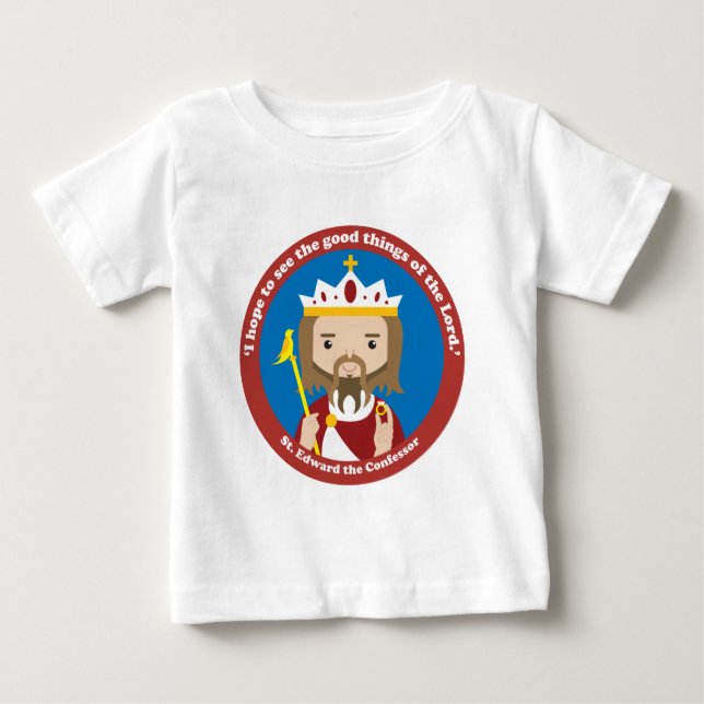 Camiseta De Bebé San Eduardo el confesor (Anverso)