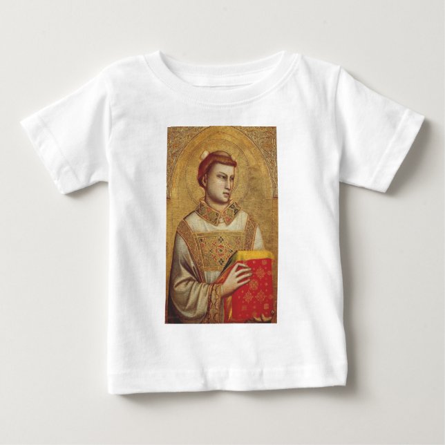 Camiseta De Bebé San Esteban por Giotto (Anverso)