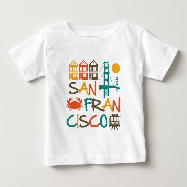 Camiseta De Bebé San Francisco (Anverso)
