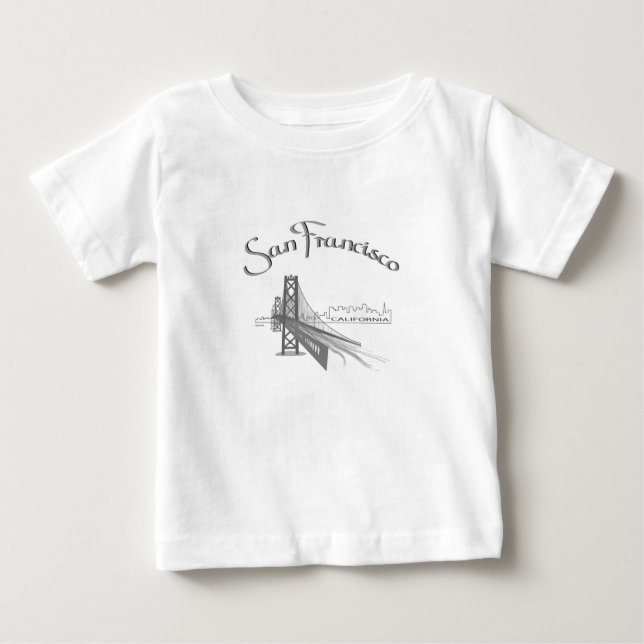 Camiseta De Bebé San Francisco, CA (Anverso)