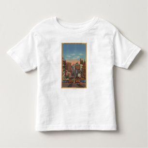 Camiseta De Bebé San Francisco, CA - teleféricos que suben