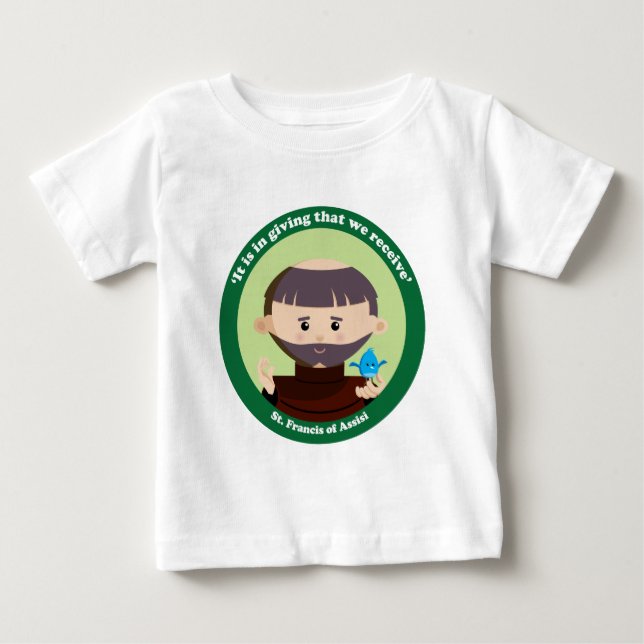 Camiseta De Bebé San Francisco de Asís (Anverso)