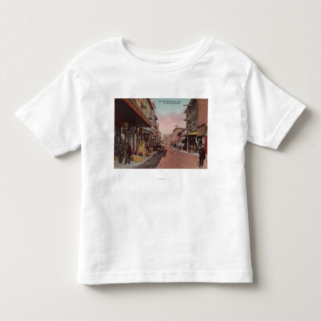 Camiseta De Bebé San Francisco, opinión del camino de CADirt de (Anverso)