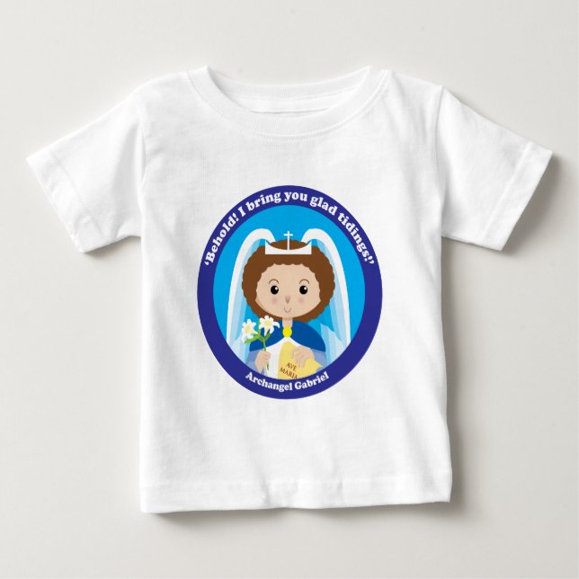 Camiseta De Bebé San Gabriel el Arcángel (Anverso)
