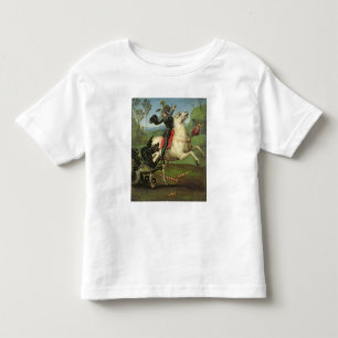 Camiseta De Bebé San Jorge que lucha con el dragón