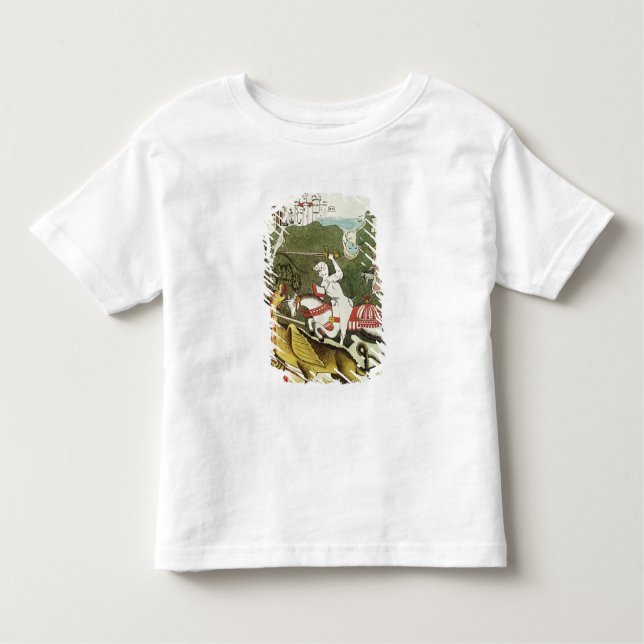Camiseta De Bebé San Jorge y el Dragón (Anverso)