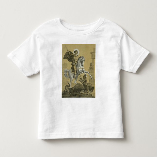 Camiseta De Bebé San Jorge y el Dragón Gran Mártir (Anverso)