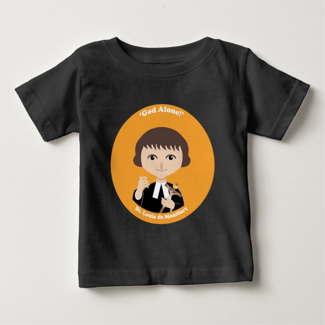 Camiseta De Bebé San Luis de Montfort (Anverso)