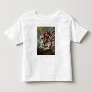 Camiseta De Bebé San Martín que comparte su capa con el mendigo