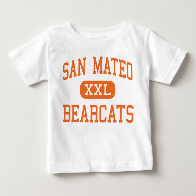 Camiseta De Bebé San Mateo - Bearcats - High - San Mateo California (Anverso)