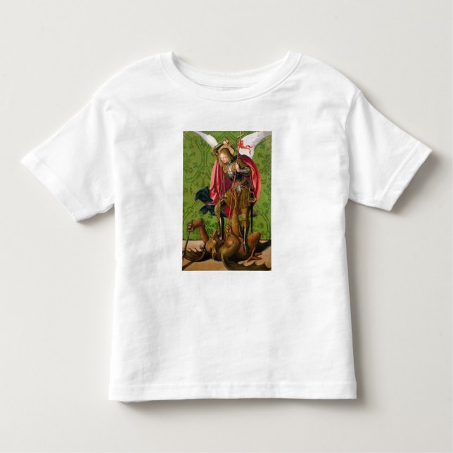 Camiseta De Bebé San Miguel que mata al dragón (Anverso)