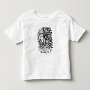 Camiseta De Bebé San Miguel y el dragón, de un latín