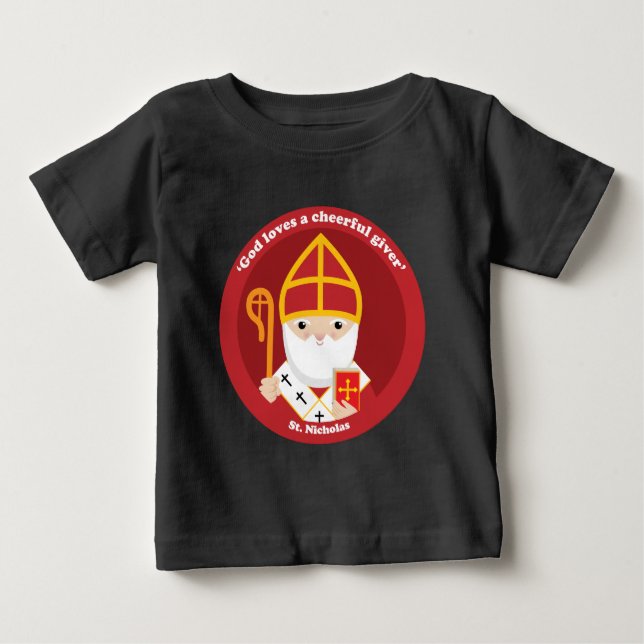 Camiseta De Bebé San Nicolás (Anverso)